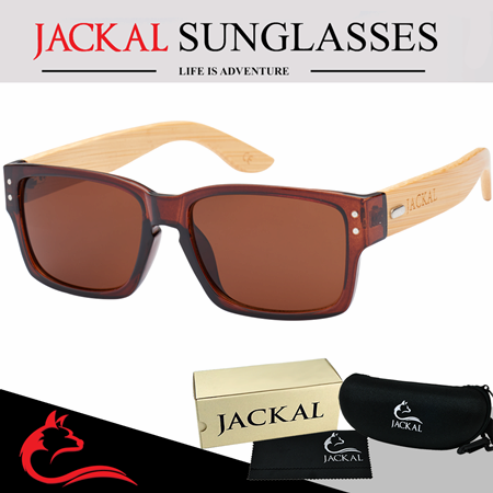 Wooden Sunglasses by Jackal WISE WI002